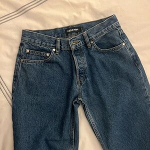 NWOT  EB Denim Dark Blue Straight Leg Jeans